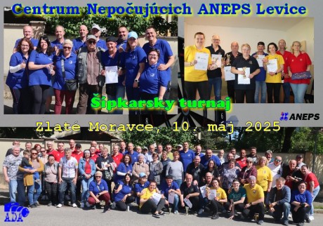 Šípkarsky turnaj 10.05.2025 v Zlatých Moravciach