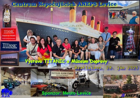 Výstava TITANIC, muzeum dopravy - 28.06.2025