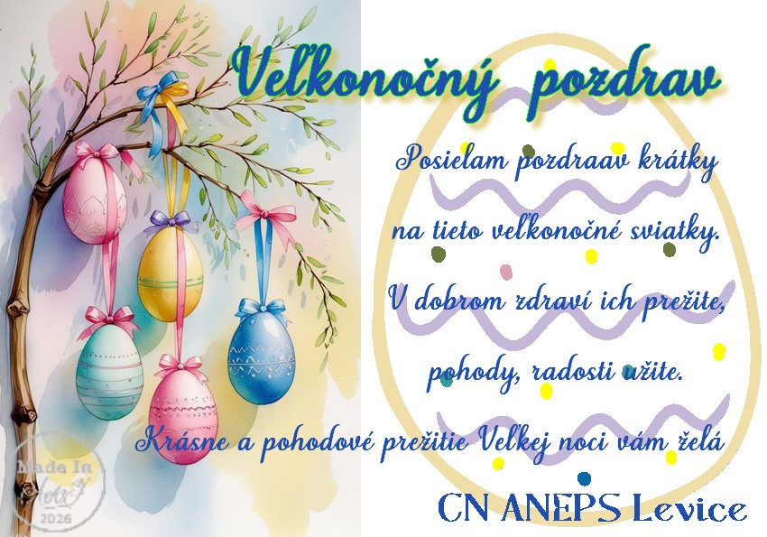 Veľkonočný pozdrav 2026